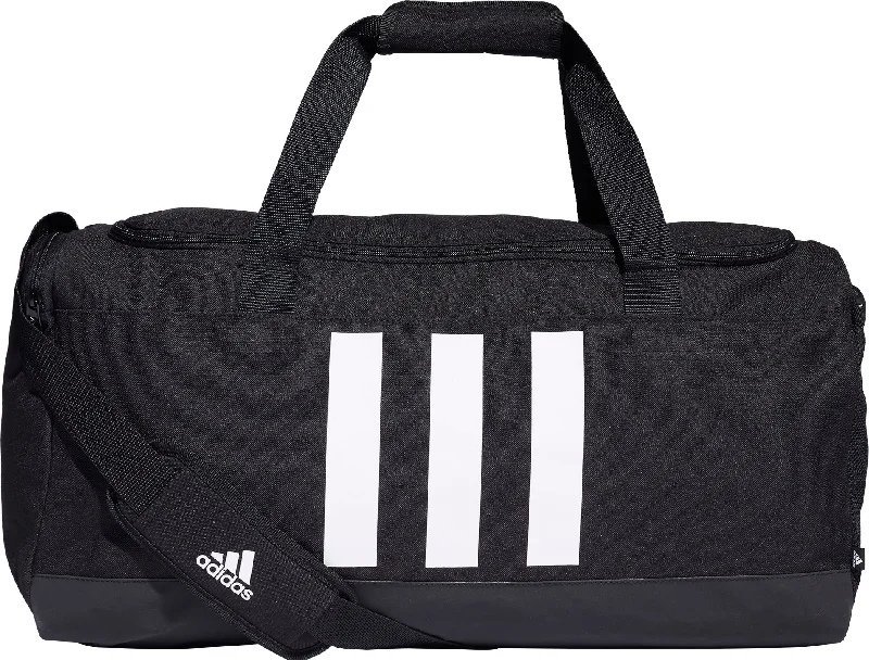 adidas Essentials 3 Stripes Medium Holdall - Black