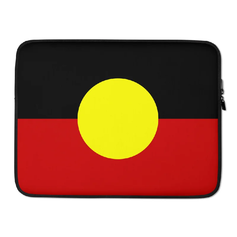 Aboriginal Flag Laptop Case