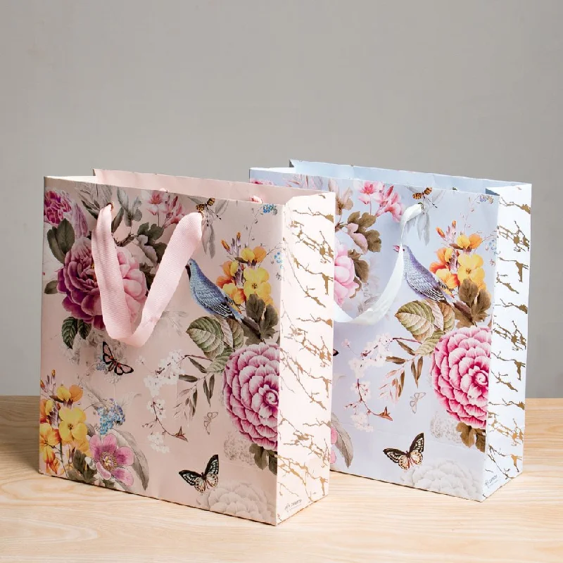 Assorted Garden of Eden Paper Gift Bags - Set of 5