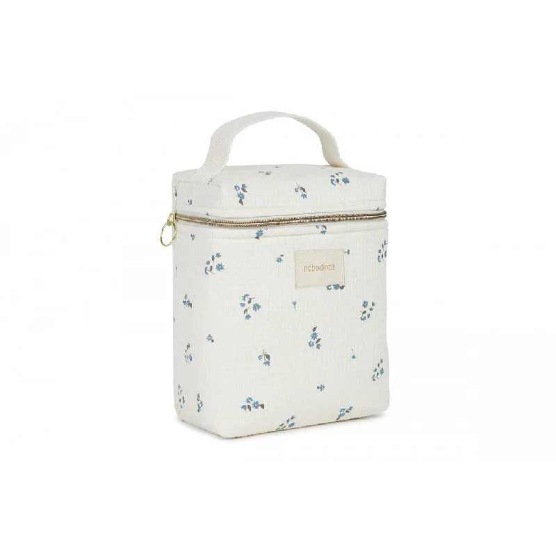 nobodinoz Concerto Insulated Baby Bottle and Lunch Bag 18x23x10 Lily Blue