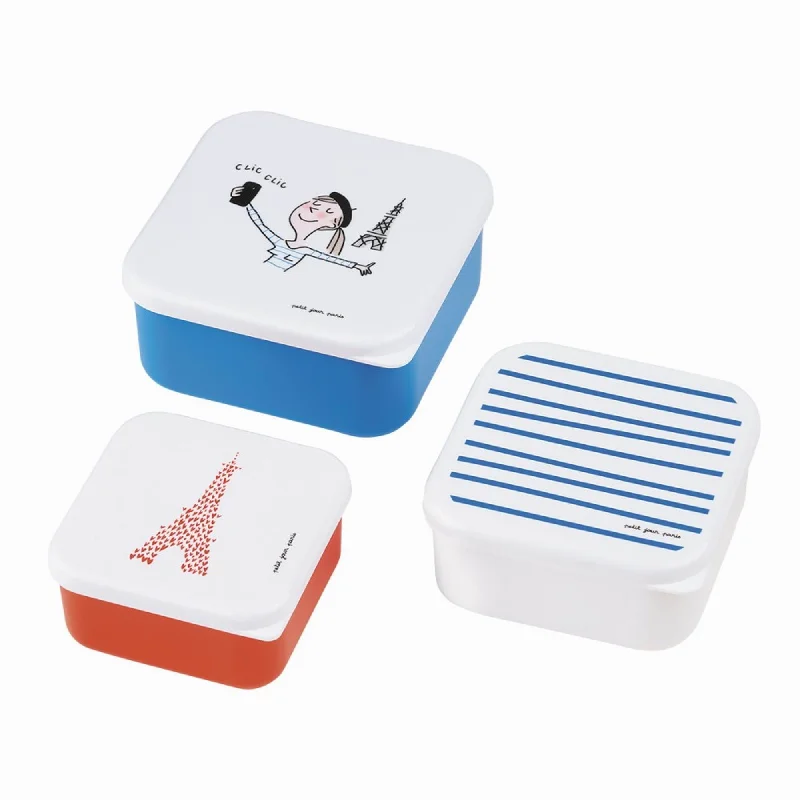 Petit Jour Paris Set of 3 Lunch Boxes Paris