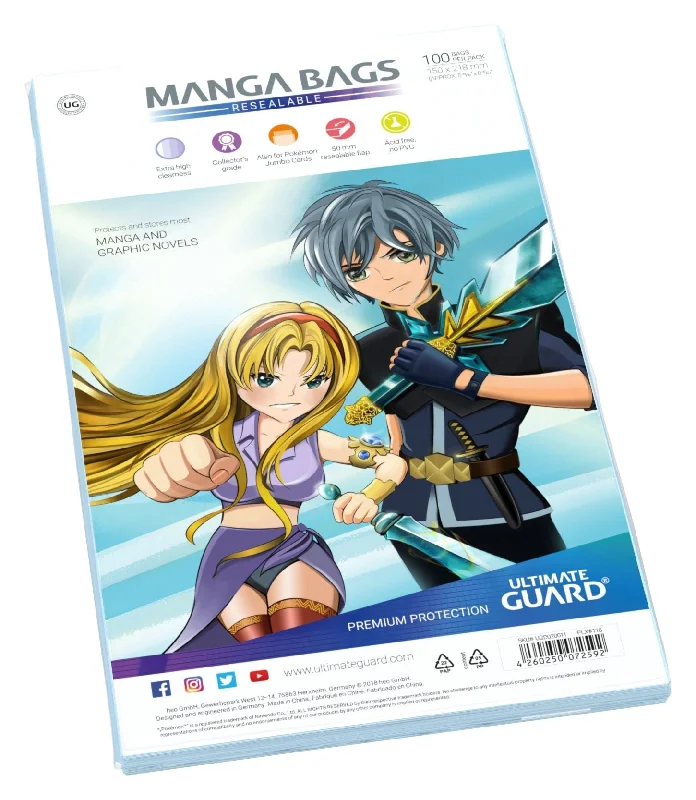 Ultimate Guard MANGA BAGS - Pack of 100