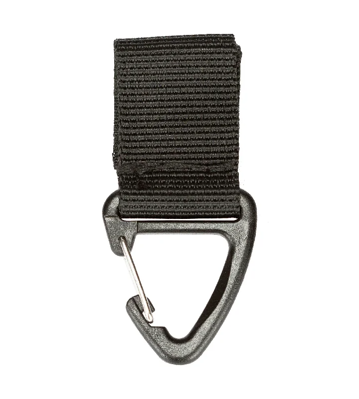 Molle webbing with Clip - Black