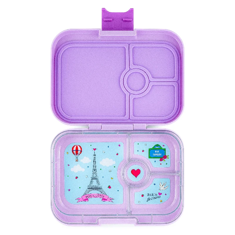 Yumbox Panino 4-Compartment Lunch Box - Lulu Purple Paris