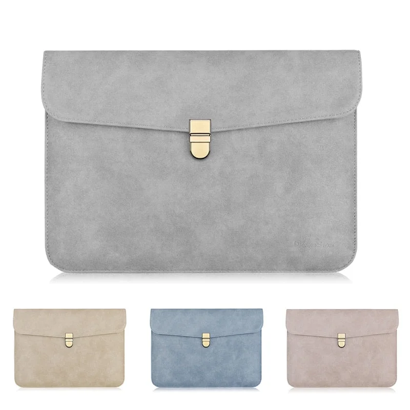 Eliza Leather Laptop Sleeve Set