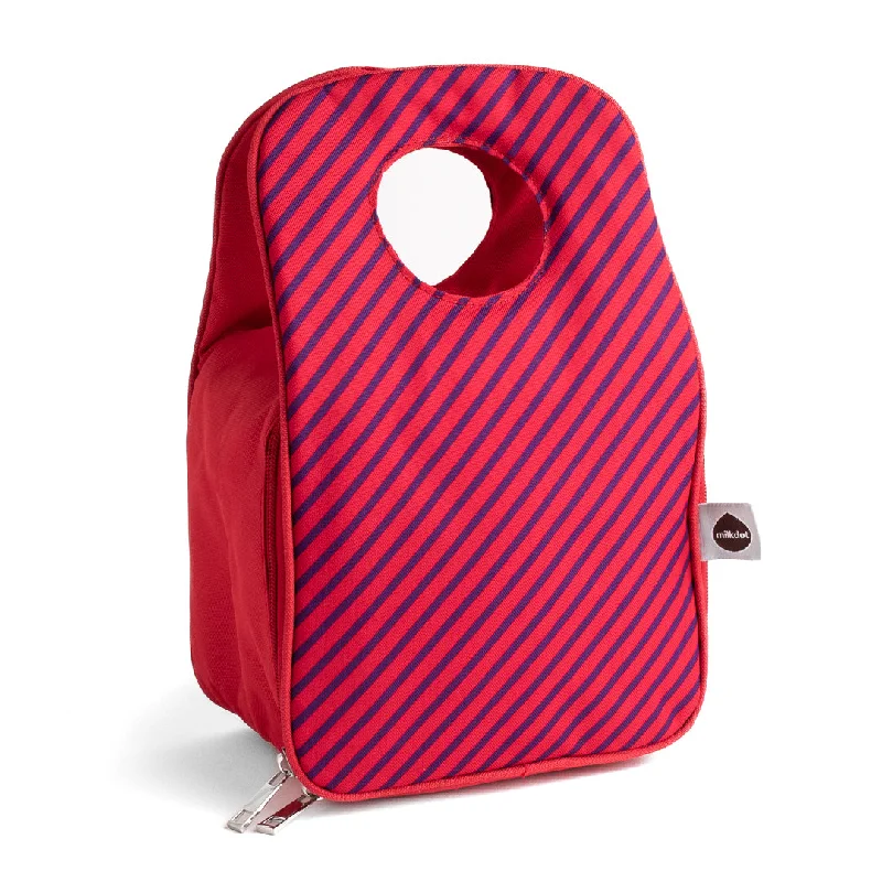 Lunch Tote | Raspberry Stripe