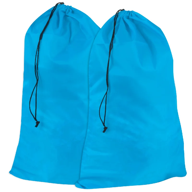 Drawstring Laundry Bag 2-Pack - Blue