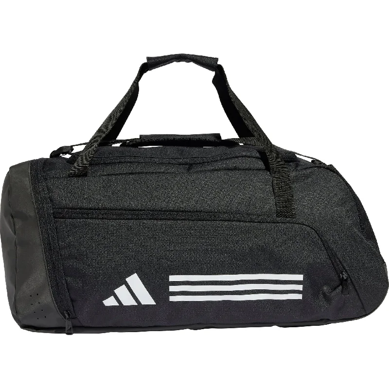 adidas Essentials 3 Stripes Holdall - Black