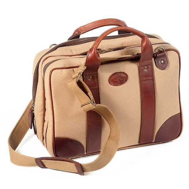 Melvill & Moon Canvas Laptop Bag | Khaki