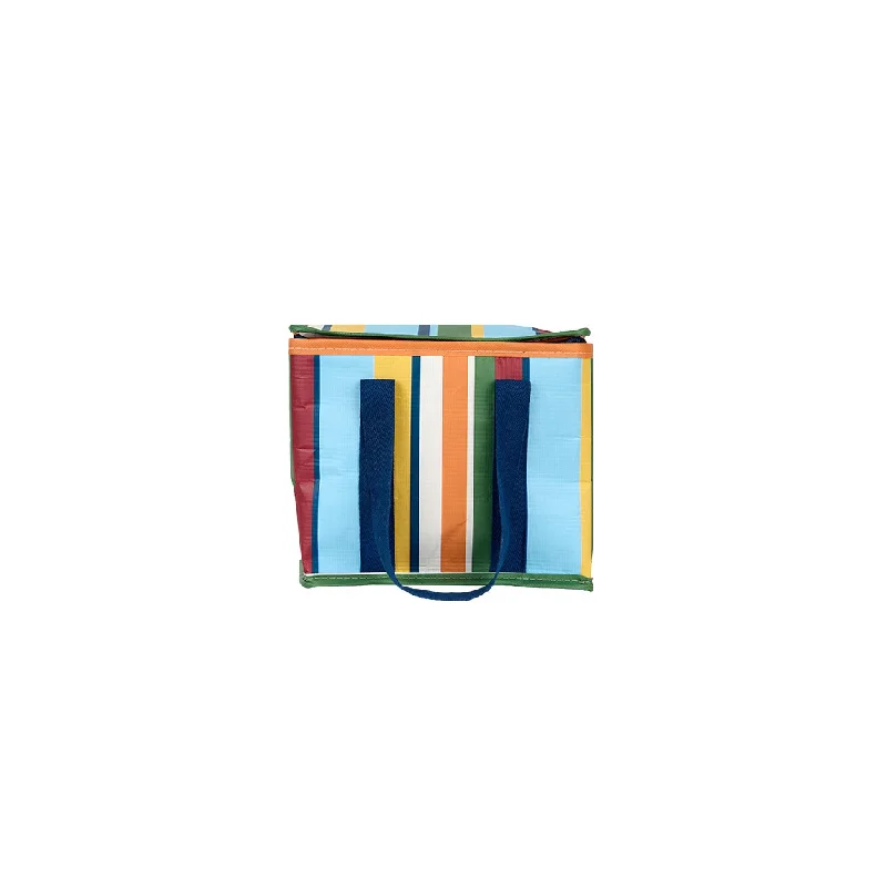 Retro Stripe Mini Insulated Tote