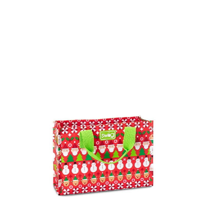 Christmas Crew Reusable Gift Bag Small