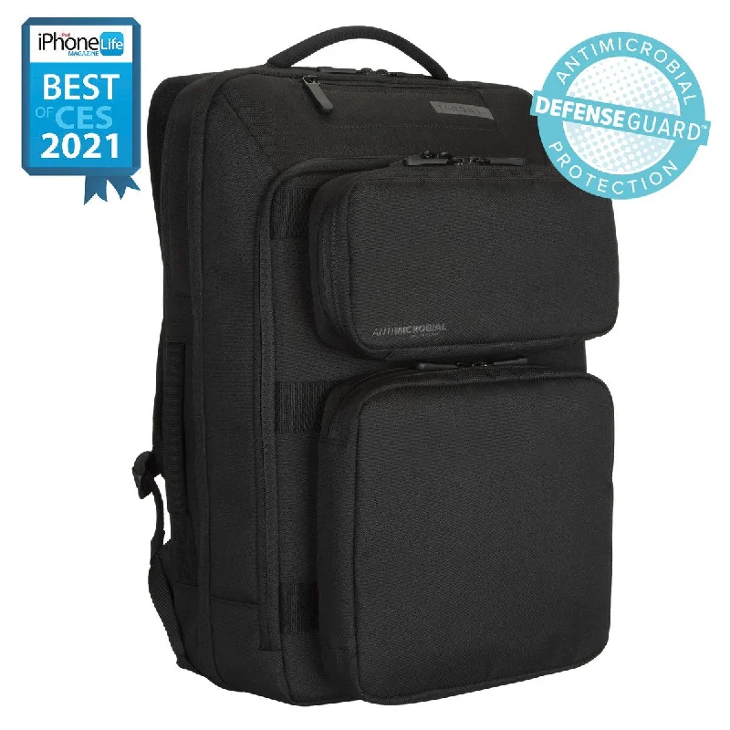 15-17.3” Antimicrobial 2Office Backpack (Black)