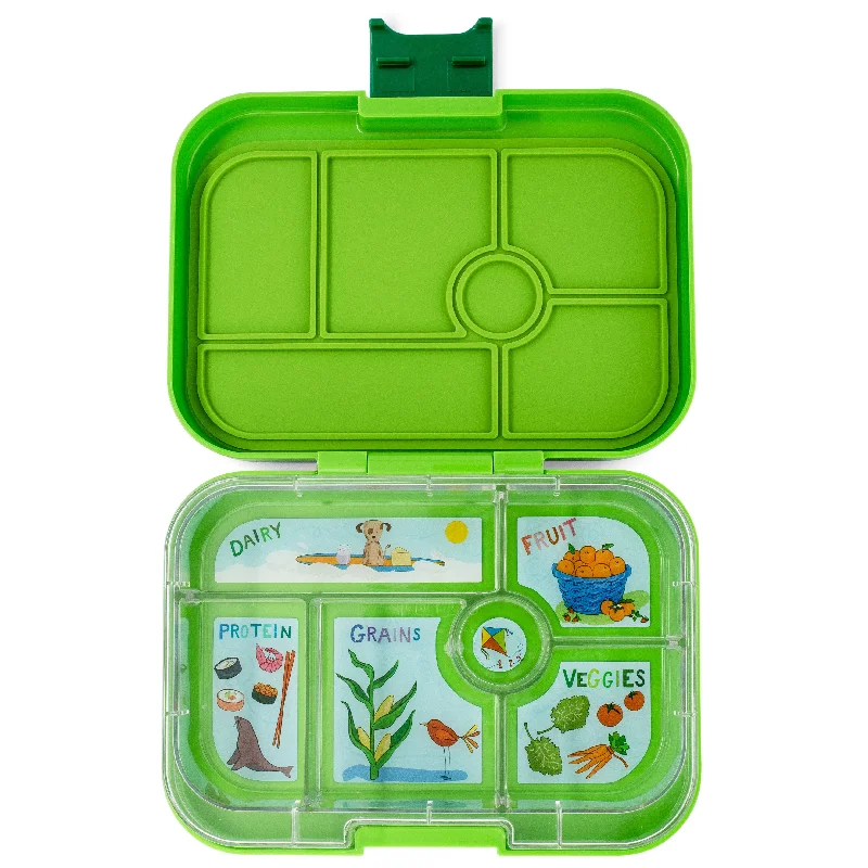 Yumbox Original Avocado Green California Kids 6 Compartment Lunch Box