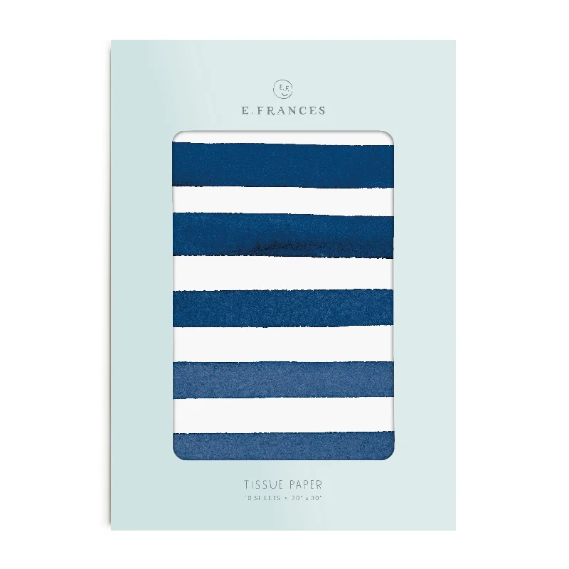 Blue Stripe Tissue Paper