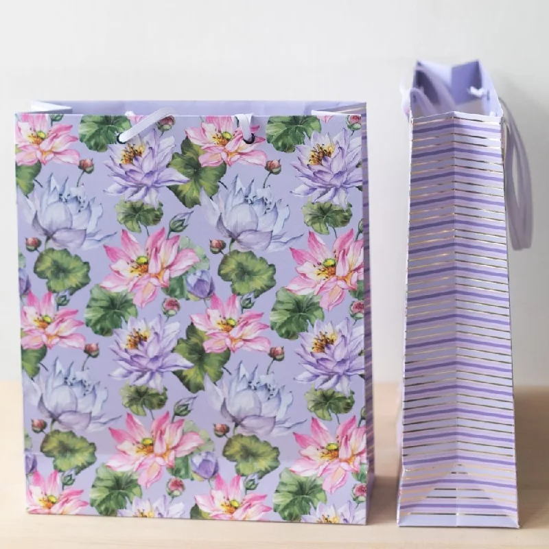 Purple Twinkle And Bloom Gift Bag - Set of 5