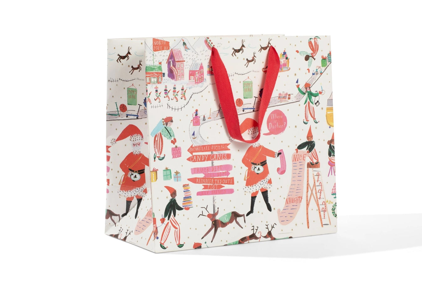 North Pole Headquarters Gift Bag (Large)