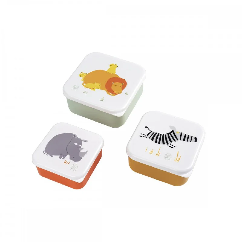 Petit Jour Paris Set of 3 Lunch Boxes La Savane