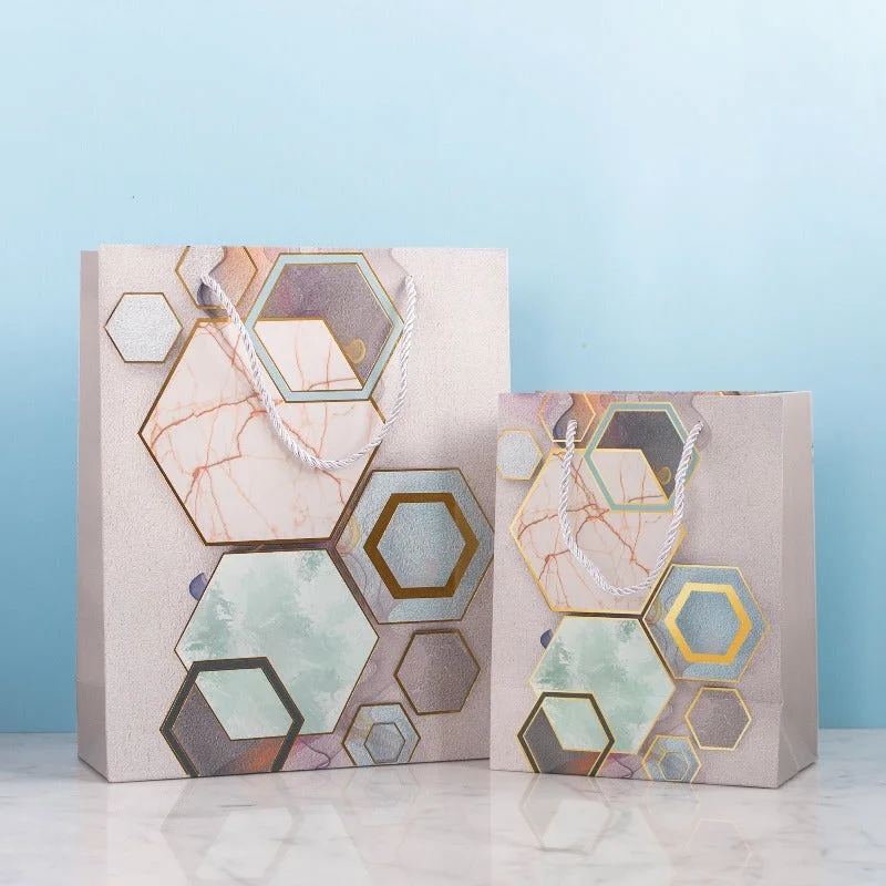 Hexagons Gift Bag (Set of 4)