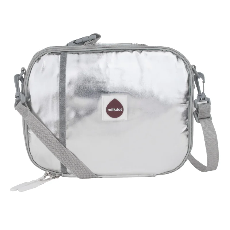 Classic Lunch Bag | Silver Metallic