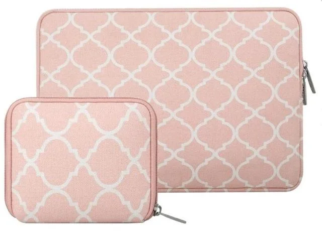 Quatrefoil Baby pink