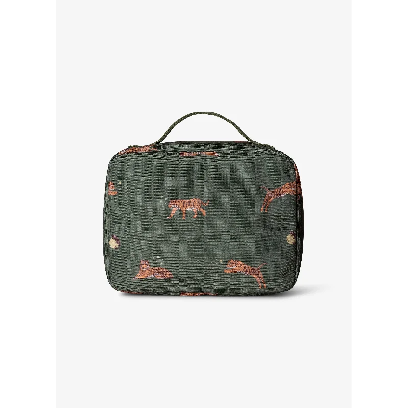 Citron Thermal Square Lunch Bag - Tiger