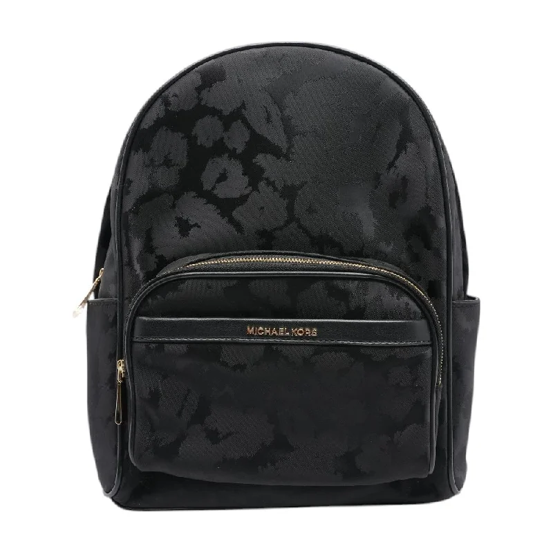 Black Animal Print Backpack