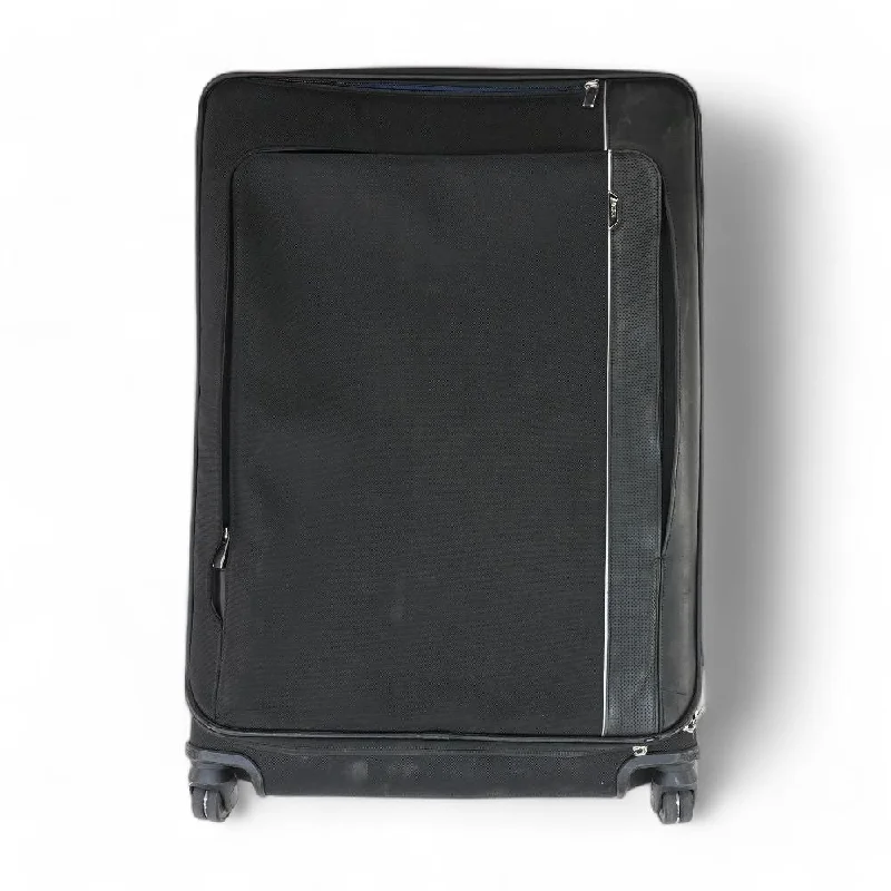 Black Extended Trip Dual Access 4 Wheeled Softside Suitcase