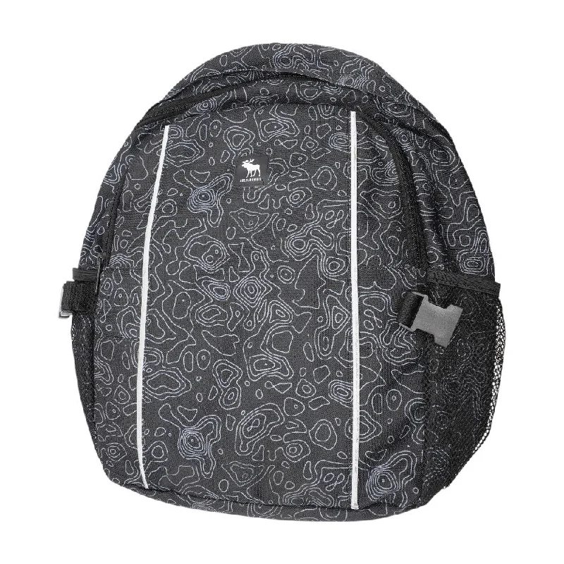 Black Graphic Backpack