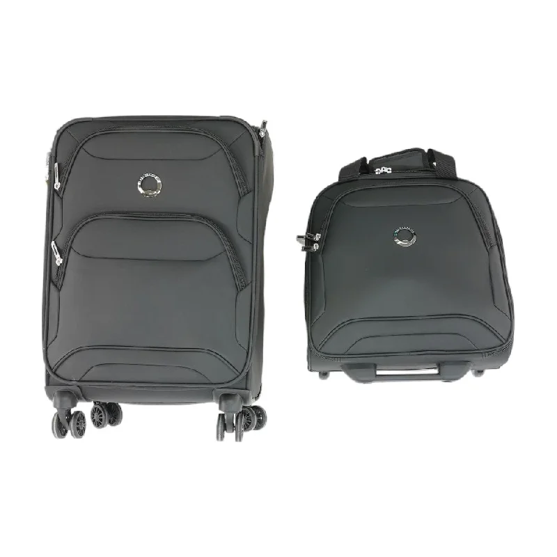 Black Softside Suitcase Set