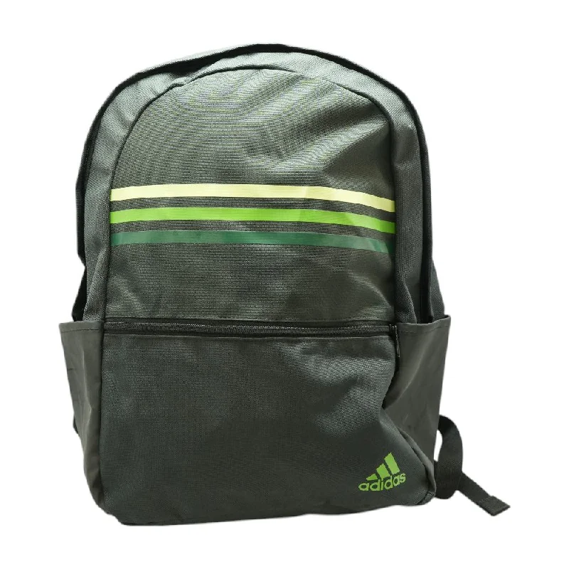 Charcoal Striped Backpack