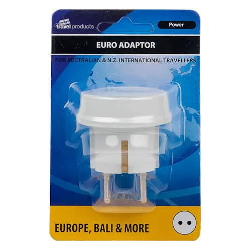 EUROPE TRAVEL ADAPTOR- AUST TO EURO TRAVEL