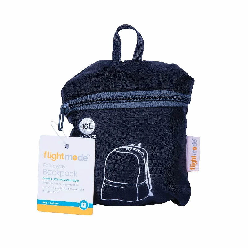 FLIGHT MODE- FOLDAWAY BACKPACK 16L | BLACK