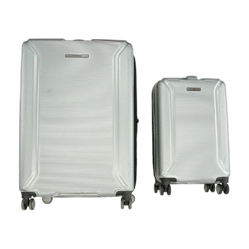 Gray Hardside Suitcase Set