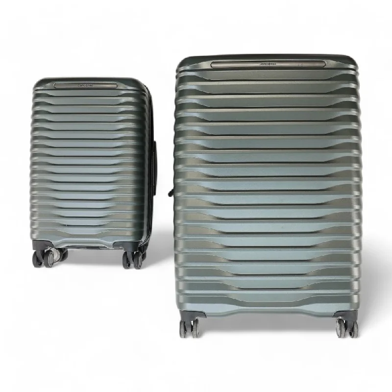 Green Hardside Suitcase Set