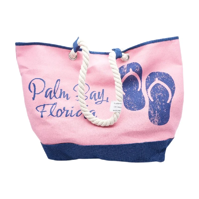 Pink Beach Tote