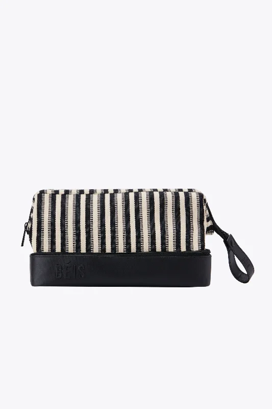 The Dopp Kit in Black Stripe