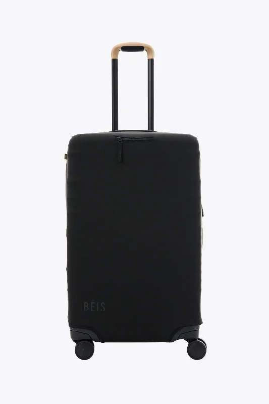 The Medium Check-In Luggage Cover in Black