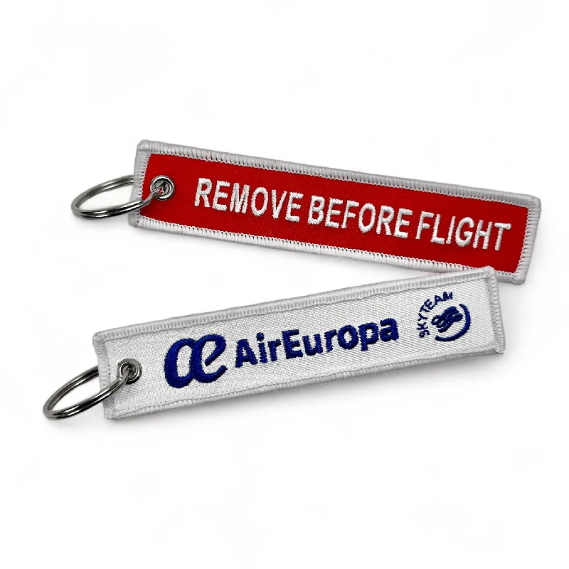 Air Europa Remove Before Flight Keyring