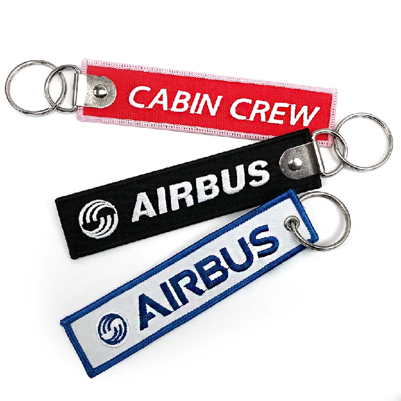 Airbus-Cabin Crew Embroidered Keyring