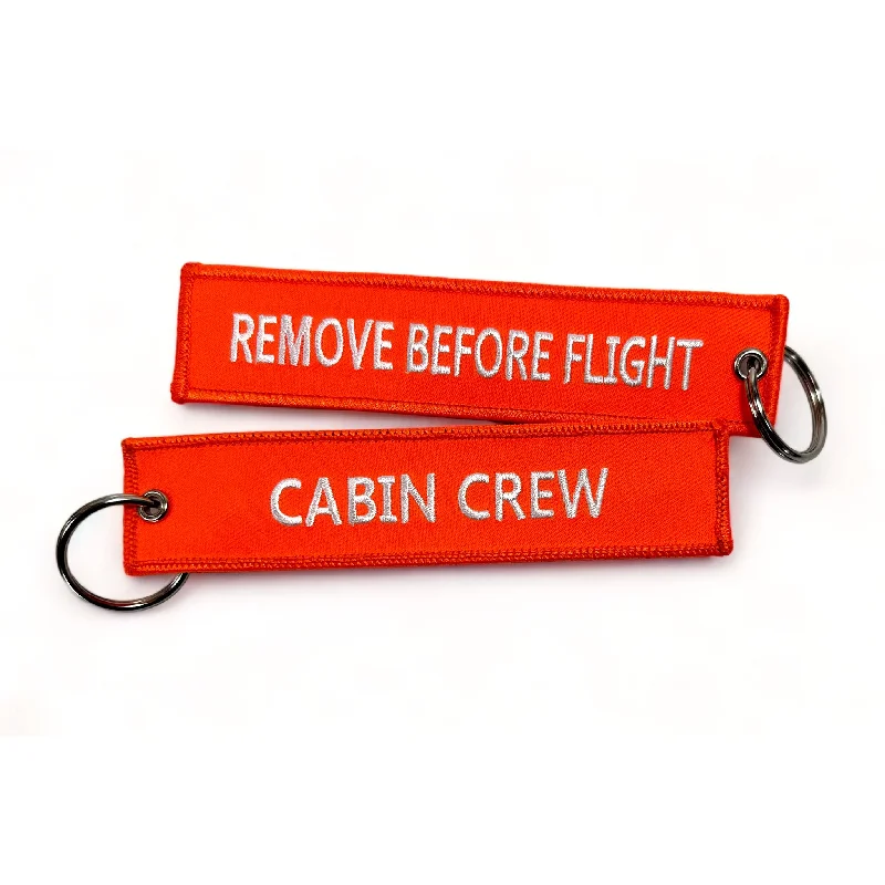 Cabin Crew-Remove Before Flight-Orange