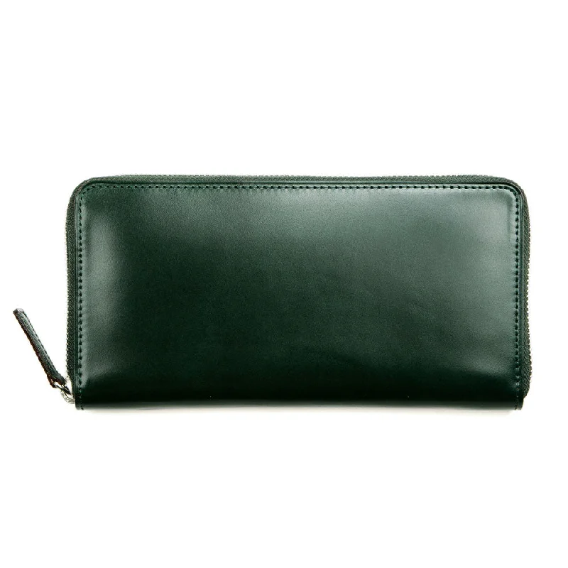 Cordovan Zip Long Wallet