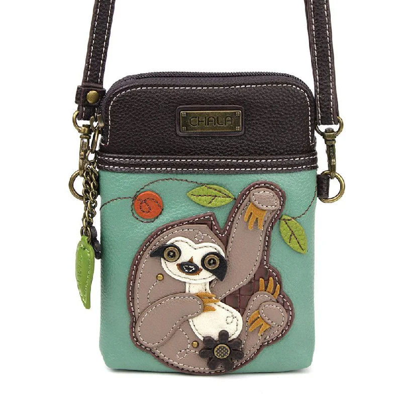 Chala Cellphone Crossbody Handbag SLOTH