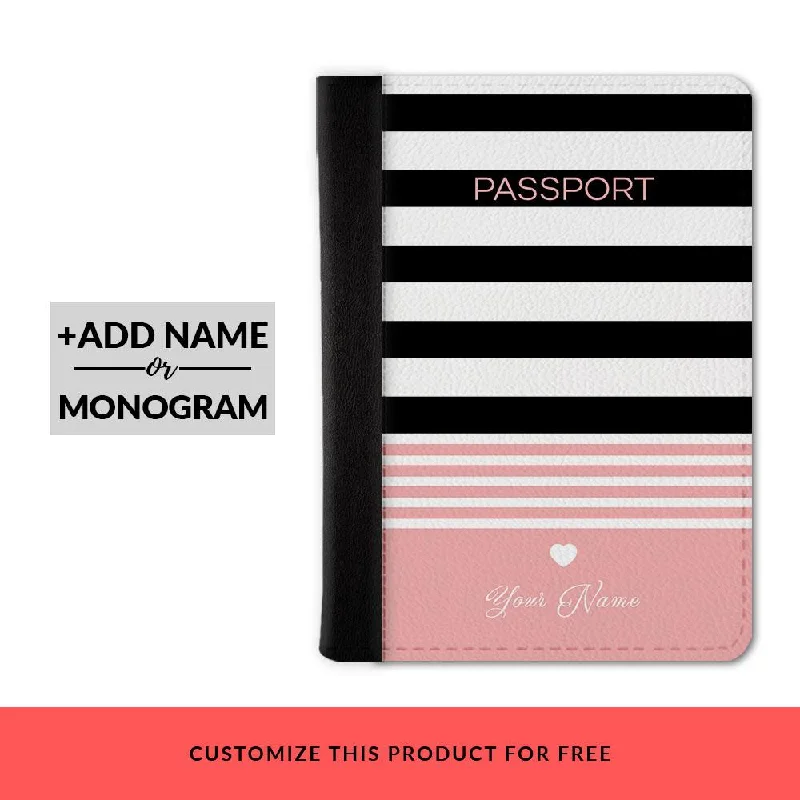 Dual Bands Custom Passport Cover