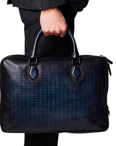 Cool Leather Mens Briefcases Work Bag Laptop Bag Business Bag for Men