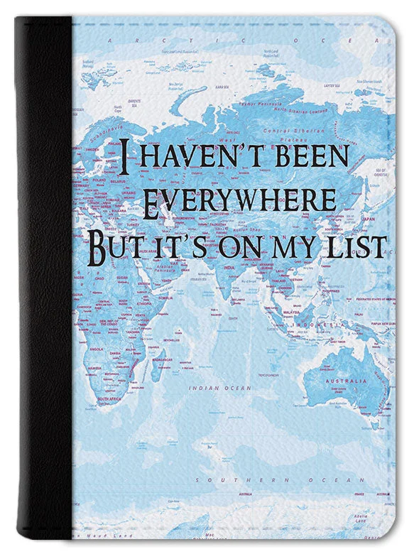 It's On My List Passport Wallet