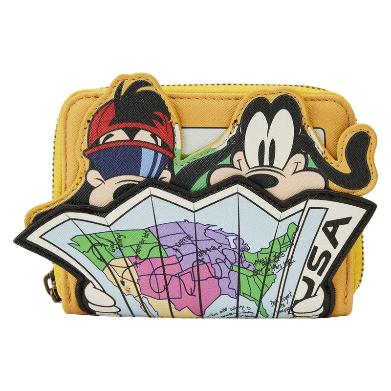 Loungefly Disney A Goofy Movie Road Trip Zip Around Wallet