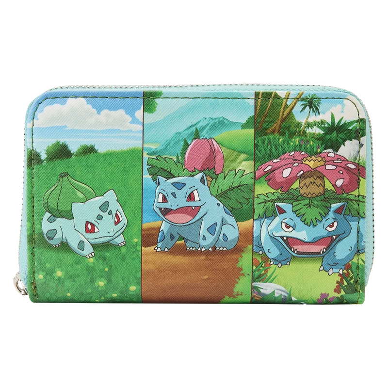 Loungefly Pokémon Bulbasaur Evolution Zip Around Wallet