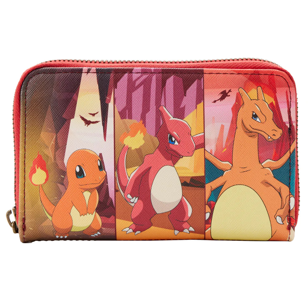 Loungefly Pokémon™ Charmander Evolutions Zip Around Wallet