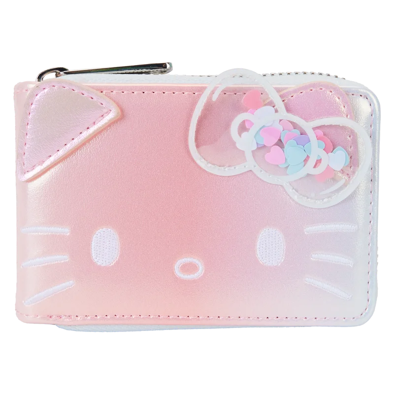 Loungefly Sanrio Hello Kitty 50th Anniversary Clear & Cute Accordion Zip Around Wallet