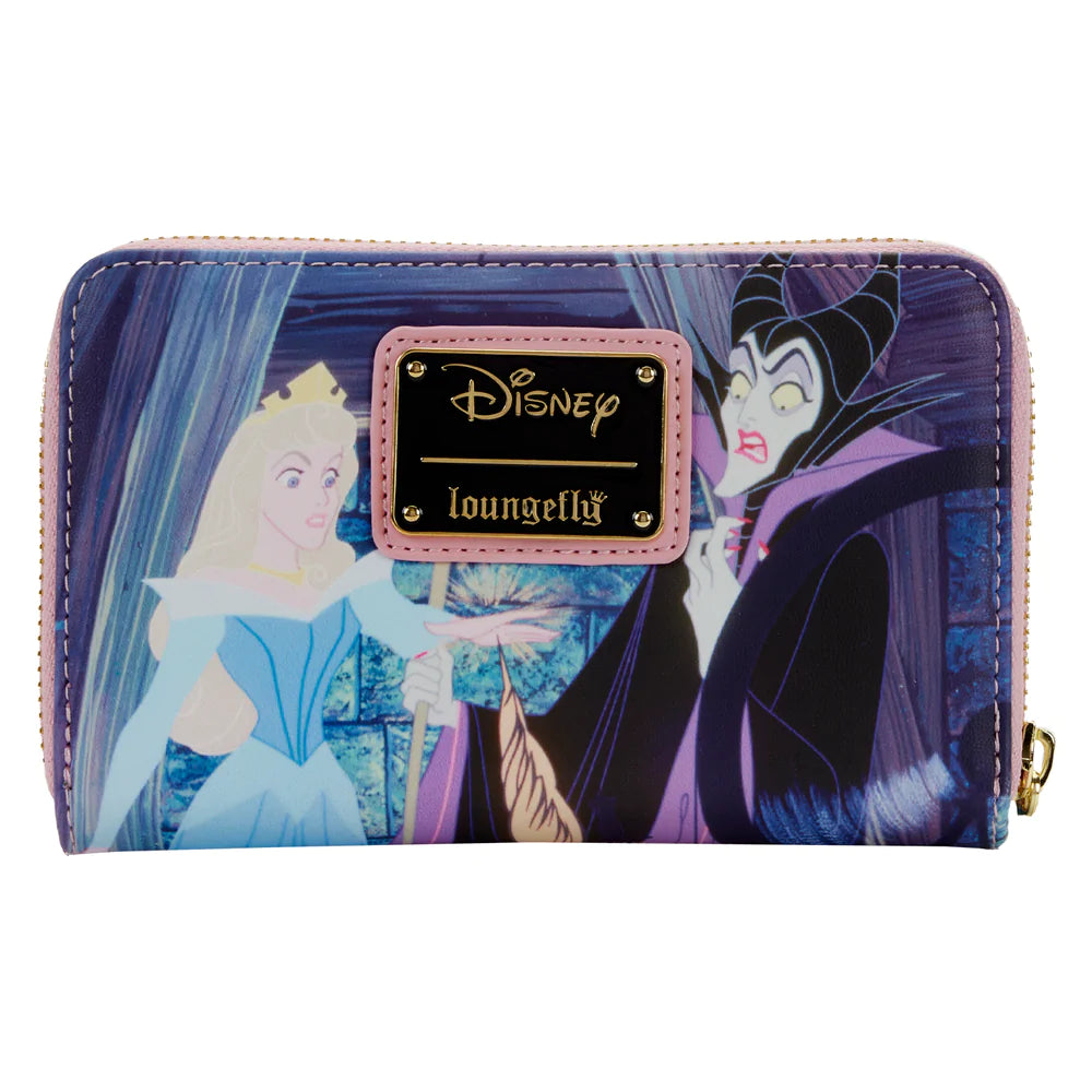 Loungefly Sleeping Beauty Princess Scenes Zip Around Wallet